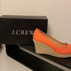 J CREW Seville Espadrille Wedge 8.5 M